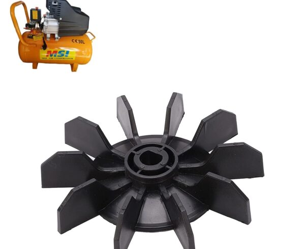 Samnantools Fan Blade, 14mm Shaft Low Noise Mechanical Equipment Ultra-Quiet Air Compressor Accessories Small Air Compressor Fan Blade for Air Compressor Fan Motor