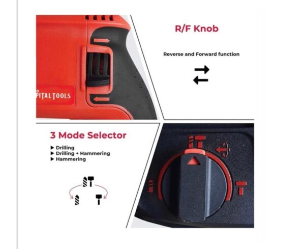 Samnantools 3-26 rotary hammer carbon cap