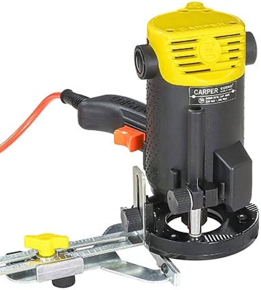 41pOu4TNCmL._AC_UF1000,1000_QL80_ ENDICO Trimmer Cum Router Machine with 6mm and 8mm Collet | Versatile Woodworking Tool - Image 1