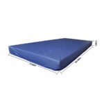 Samnantools Hospital Medical Patient Clinic Leather Bed Mattress Artificial Leather Bed Mattress Rexine Fibre Mattress 73 inch x 36 inch No1 Blue Colour - Image 2