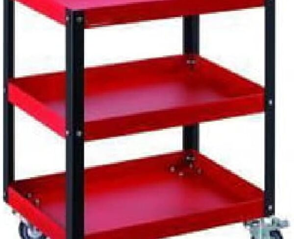 Samnantools 3 Tray Tool Trolley JS-19 with Three Tier Tools Trolley and 3" Caster Wheel