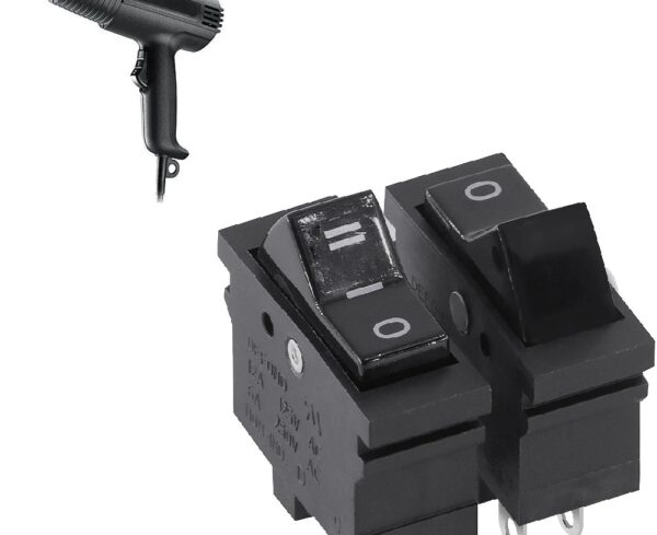 SPT-2213 heat gun hot air gun 4pin 3 gear rocker power button switch 10A 250V