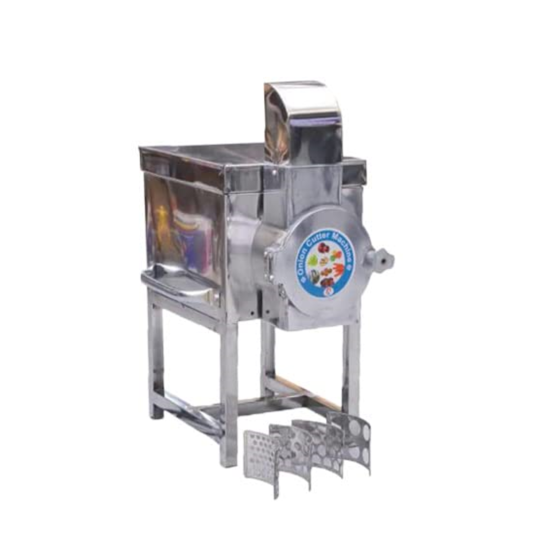 589 Samnantools Manchurian Gobi/Cabbage Cutting – Momos Vegetable Chopping - Onion - Ginger Cutting Machine – Electric 1 HP 220V Single Phase Stainless Steel - 60kgs/hr - Image 1