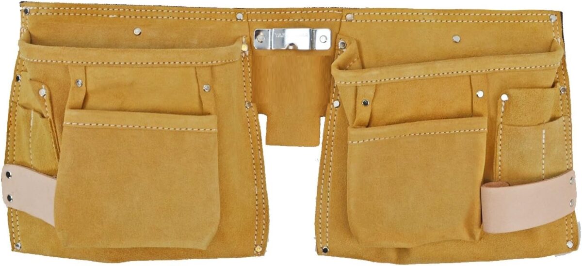 Samnantools Double Pocket Tool Bag – Durable, Heavy-Duty Storage with Adjustable Strap for Easy Tool Organization - Image 1