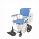 Samnantools Multipurpose Wheelchair, 3-in-1 Commode Chair, Shower Chair, Medical Rolling Bathroom Transport Chair for Elderly and Seniors, Standard Folding with Footrest - Image 2