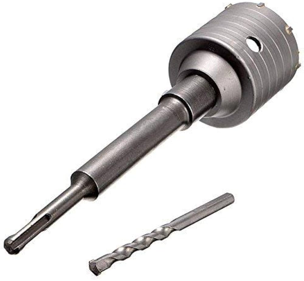 41hWRWq8H7L._AC_UF1000,1000_QL80_ Concrete Wall Drill Bit Hole Saw Cutter, 160mm Connecting Rod With Wrench, Hole Dia 75 mm - Image 1