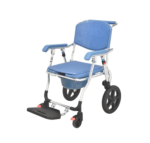 Samnantools Multipurpose Wheelchair, 3-in-1 Commode Chair, Shower Chair, Medical Rolling Bathroom Transport Chair for Elderly and Seniors, Standard Folding with Footrest