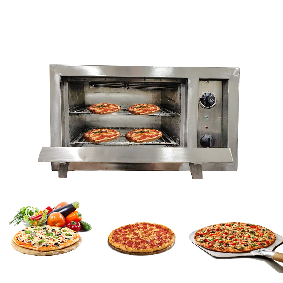 15840818346164pizza1_1200x1200 High-Capacity Pizza Oven - Cook 12 Pizzas Simultaneously - Image 1