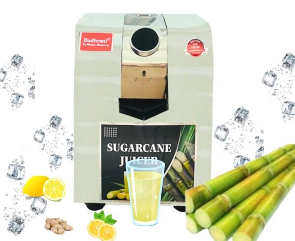S. S. Sugarcane Machine-Deluxe Model 1.5 HP: Efficient and Powerful Sugarcane Extraction