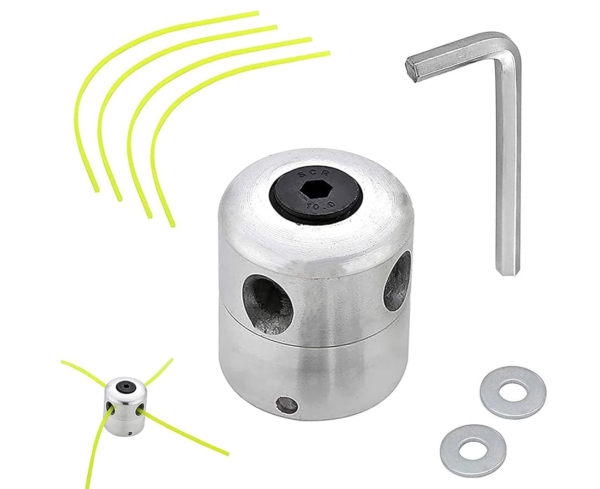 Aluminium Trimmer Head Tap N Go 4 Way Hex Type for Brush Cutter Grass Cutter