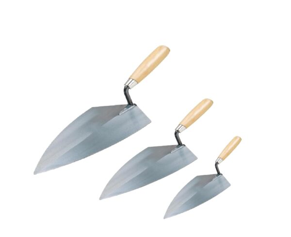 Samnantools Set of 3 Karni/Kanni (Small, Medium, Large) | Karni Tools for Plaster | Trowel Set for Cement Works | Mason Tools