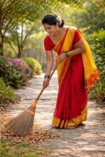 Municipality Street Broom Heavy Duty Kharata for Road Cleaning | Outdoor Broom for Street, Garden, Playground & Porch | Strong Natural Fiber Broom (Without Handle) – 1 Pc - Image 2