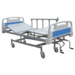 Samnantools Three Function Manual ICU Bed with ABS Panel and Bed Guard Collapsible Railing - Image 3