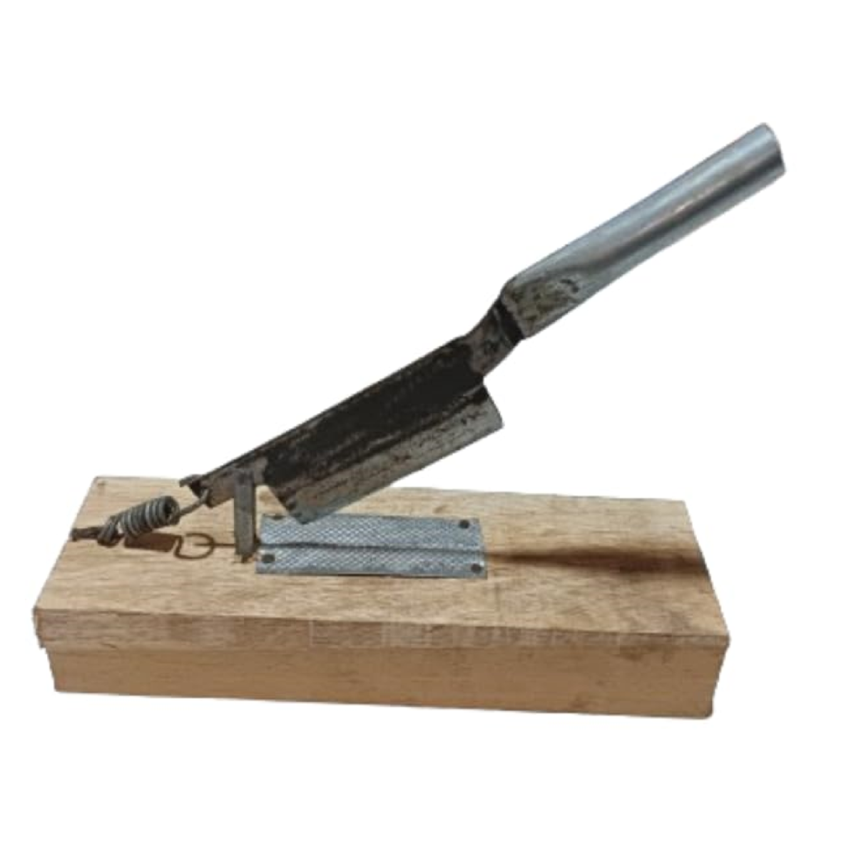 6 Samnantools Supari Cutter- Sudi, Betel nut Cutter Pakku vetty Size 7" inches with Wooden Base - Folding Vegetable Fruit Cutter - Image 1