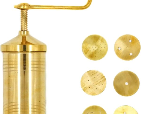 Brass Sevanazhi Idiyappam Maker - Effortlessly Craft Authentic Idiyappam and Chaklis at Home