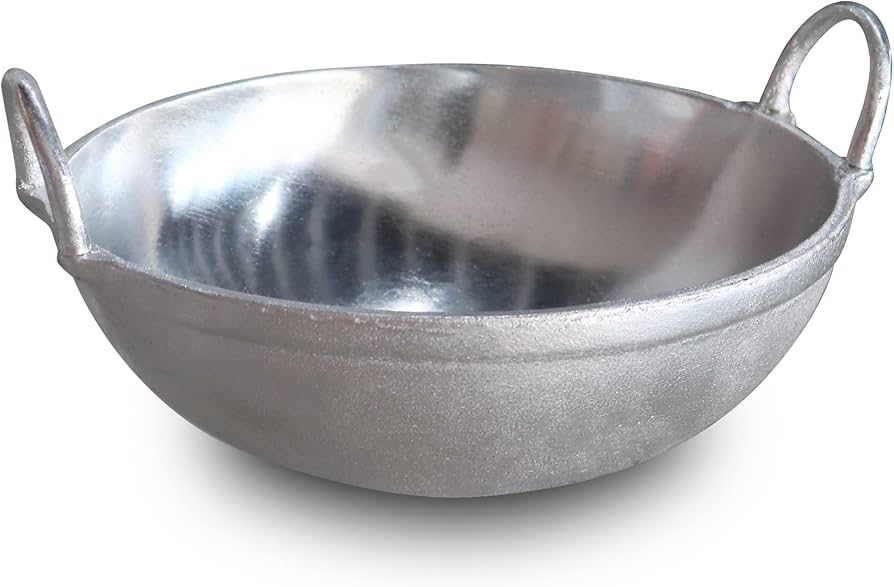 61cxeYFlMWL._AC_UF894,1000_QL80_ Cheenachatti Anodized Aluminium | Intalium Cheenachatti Deep Frying Pan - Image 1