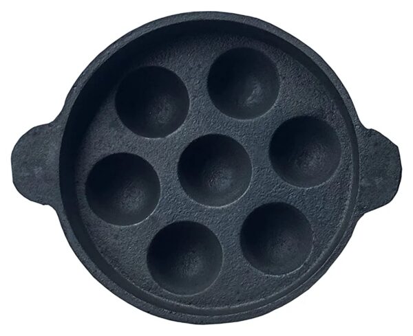 Cast Iron Paniyaram Appam Pan Appe Ponganalu Pan Unniyappam Chatti