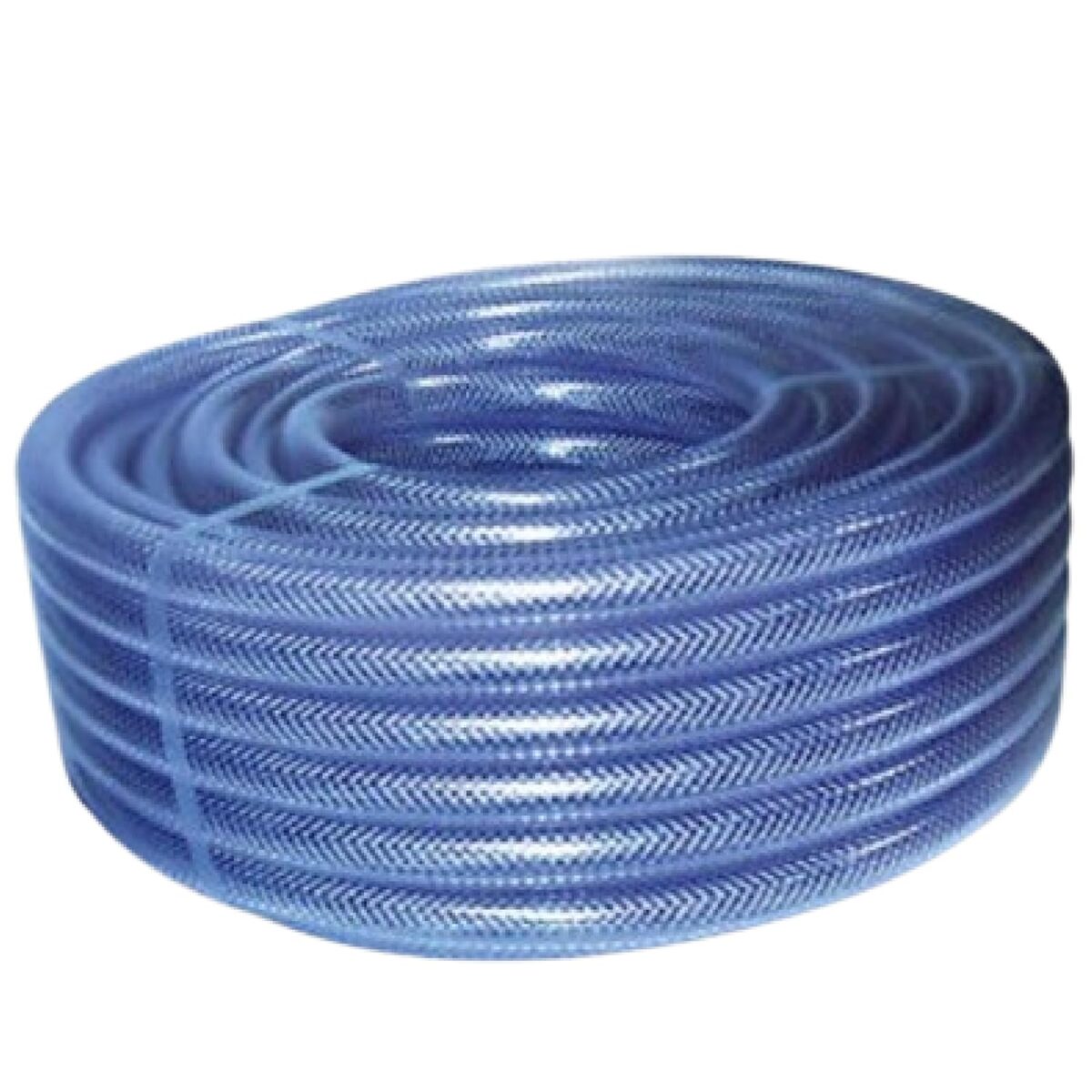 81QRv71Bi0L._SL1500_ Heavy duty nylon braided hose, made from virgin pvc | White nylon braided hoses 10 meter - Image 1