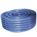 Heavy duty nylon braided hose, made from virgin pvc | White nylon braided hoses 10 meter