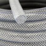 Heavy duty nylon braided hose, made from virgin pvc | White nylon braided hoses 10 meter - Image 2