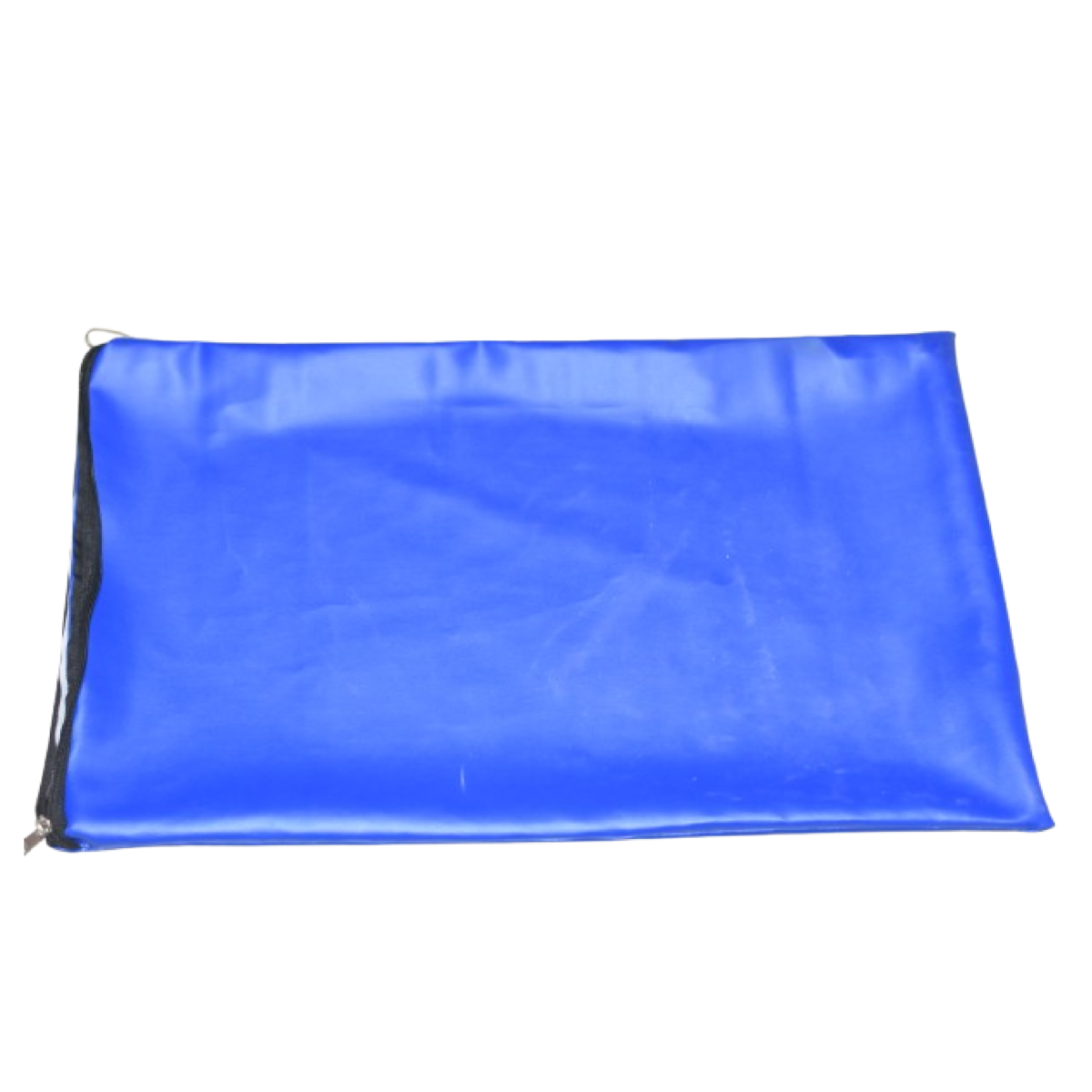 Samnantools Hospital Pillow Cover Size 18x25 Inch Leather Pillow Cover Zip Type Blue Color - Image 1