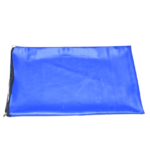 Samnantools Hospital Pillow Cover Size 18x25 Inch Leather Pillow Cover Zip Type Blue Color
