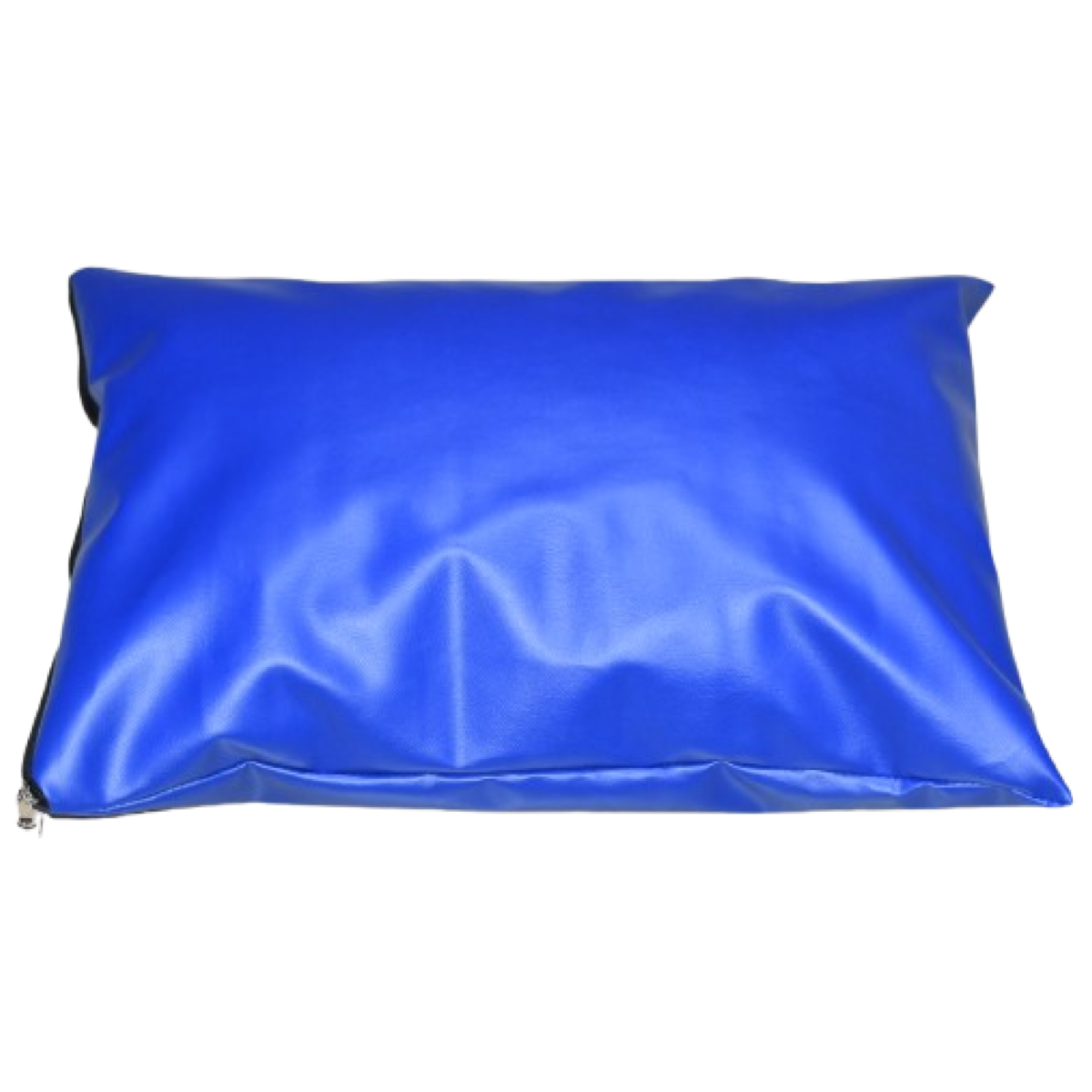 Samnantools Hospital Pillow Cover Size 18x25 Inch Leather Pillow Cover Zip Type Blue Color - Image 4
