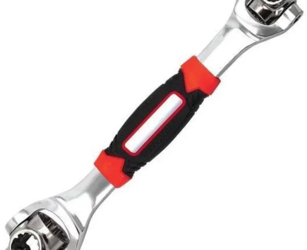 52 in 1 Socket Wrench Tools Works with Spline Bolts 360 Degree 6-Point Universal Furniture Car Repair Hand Tool