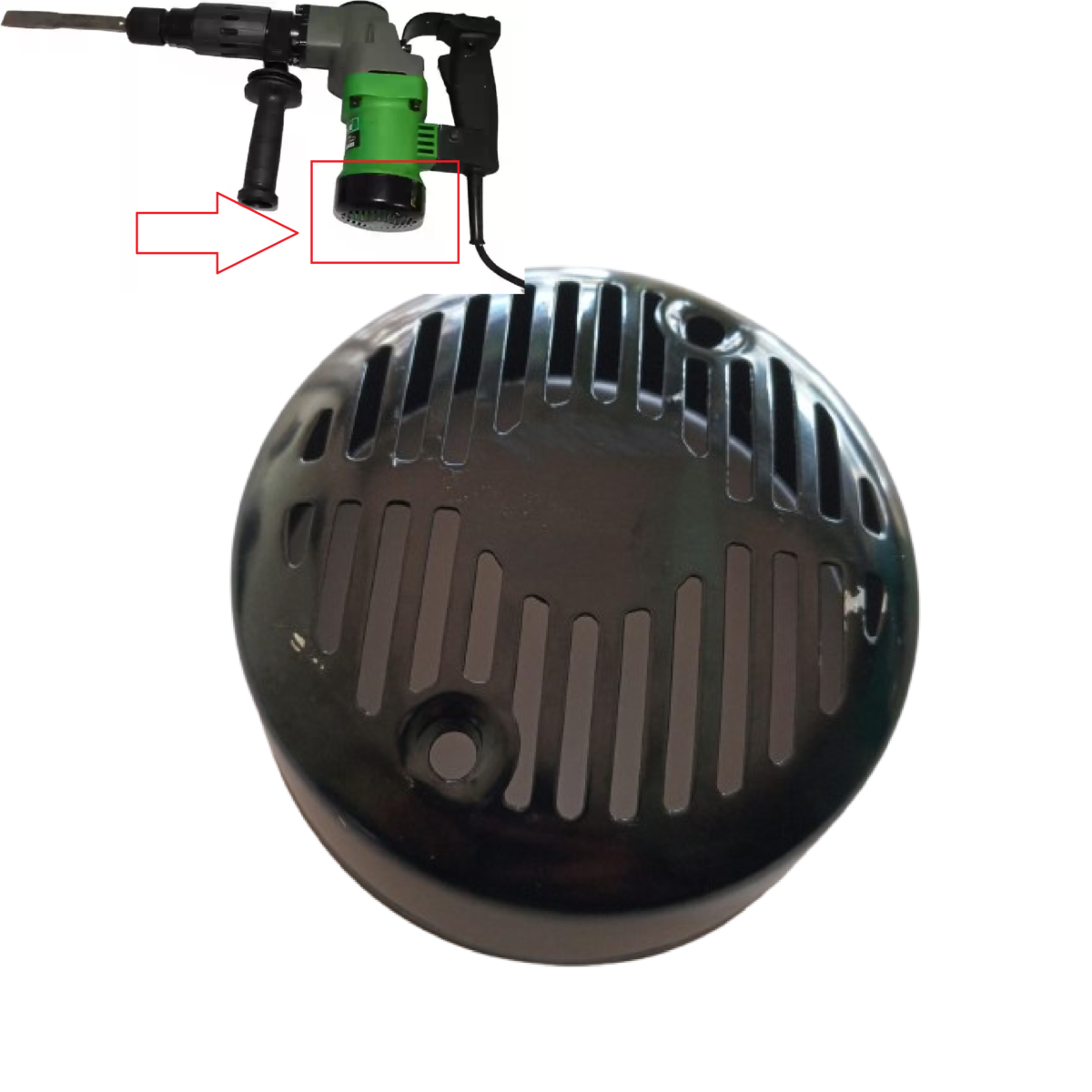 Demolition hammer 5 kg rottery hammer 810 model rear cover/motor cover 1 pc suitable for imported models - Image 1