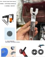 Samnantools Adjustable Angle Grinder Spanner Wrench | Adjustable Pin Spanner for Rotating Nuts | Suitable for Any Angle Grinder and 5 Kg Demolition Hammer | Universal angle grinder wrench - Image 2