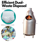 Samnantools Commercial Waste Disposal Incinerator for Hospitals,Clinics for Disposing Used Diapers and Medical Waste - Image 2