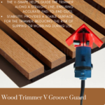 Samnantools Wood Trimmer V Groove Guard – Perfect for Grooving and Decorative Wood Paneling-wood trimmer attachment - Image 2