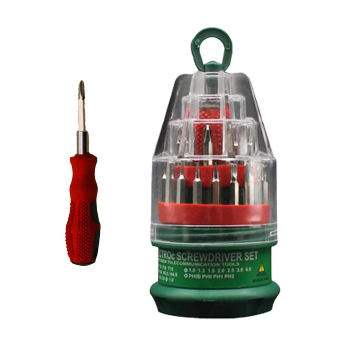 Samnantools Screwdriver Set | 31Pcs Small Screwdrivers, Home Improvement Tool Electronic Repair Kit for Computer, Laptop, PC, Cell Phone - Image 1