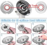 Samnantools Wire Wheel Weed Brush for Grass Cutter – Universal Trimmer Head for Garden, Lawn Mower, and Brush Cutter 8 inch - Image 3