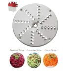 SamnanTools Stainless Steel Shredder Blade, Vegetable Cutting Machine Attachment, for Grating Carrot and Cabbage - Image 2