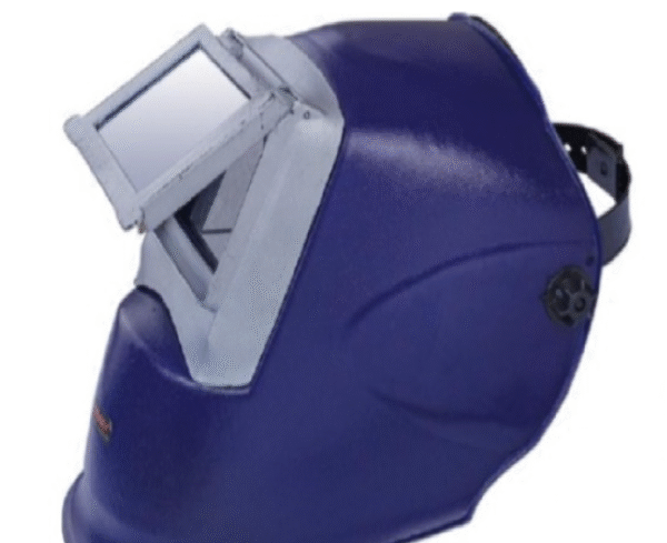 Head Shield with Outer Protection Lens, Shade 11 DN Athermal Glass & Large Internal Protection Glass – Heavy Duty Welding & Grinding Safety Helmet