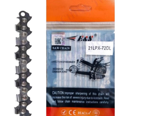 E&S Chain 18"-21LPX (Orange)-Petrol Chainsaw Chain
