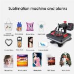 Heat Press Machine – Multifunctional T-Shirt Printing Machine for Mug, Cap, Plate, Hat & Sublimation Printing | 360° Swing Away Digital Combo Heat Machine - Image 3