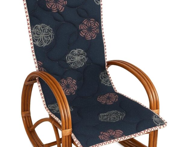 Comfortable Cotton Long Chair Cushion | Straight Chair Pad for Rocking Chairs, Dining Chairs & Loungers | Indoor & Outdoor Use | Multicolor|Cushion only