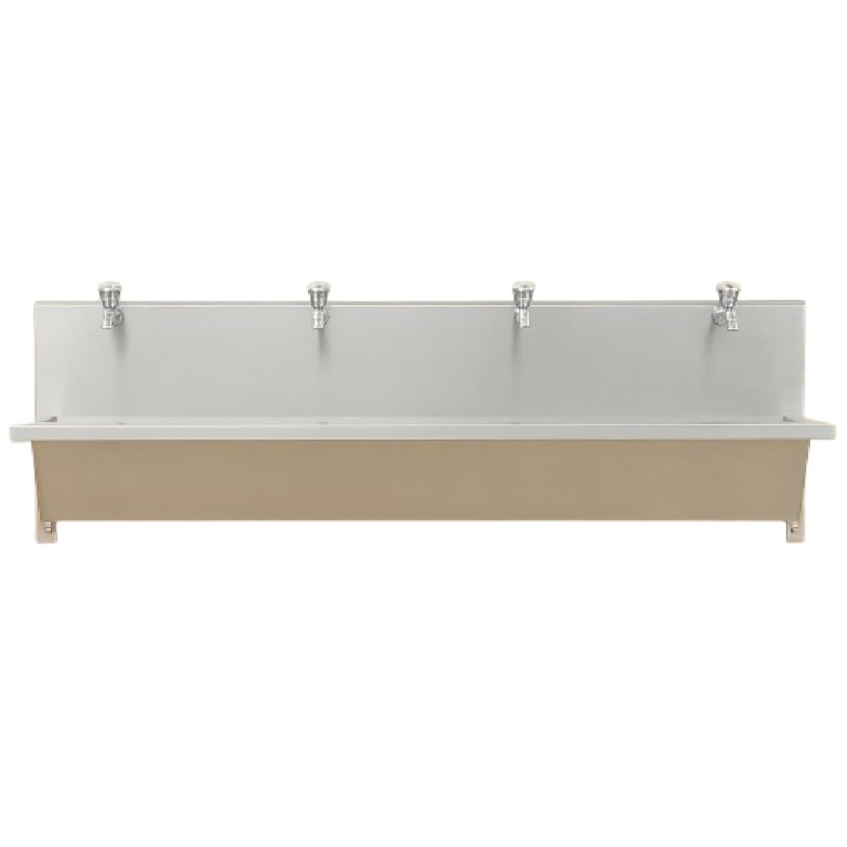 41M8QxOIN2L._SL1268_ Samnantools Wall-Mount Hand Wash Sink with 4 Taps – Stainless Steel Commercial Handwash Station for Restaurants, Cafes, Hotels & Industrial Kitchens (H10in × W13in × L60in) - Image 1