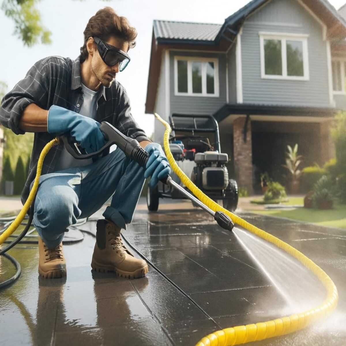 SamnanTools Spiral Protective Hose Cover – 10 Meter Plastic Hydraulic Hose Sleeve & Spiral Wrap for Pressure Washer and Hydraulic Line Protection - Image 2