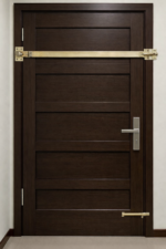 Gold Galvanized MS Flat Adjustable Door Safety Patta | Heavy Duty Door Latch Lock